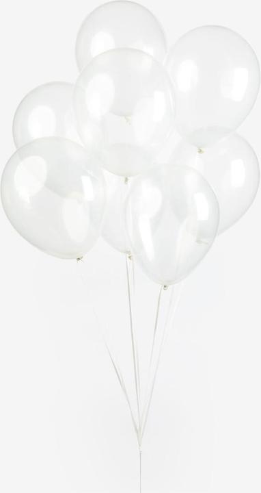 Produktbild Globos Luftballons Transparent 30cm, 10 Stk.