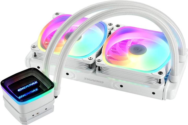 Image du produit Enermax AQUAFUSION ADV ARGB Snow White 240 AIO CPU Watercooling Intel LGA1700 AM5 Ready,250W+ TDP