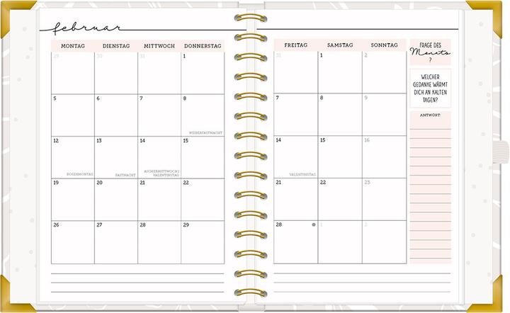 Produktbild Terminplaner A5 Premium Beige 2025 (A5, Harter Einband, Deutsch)