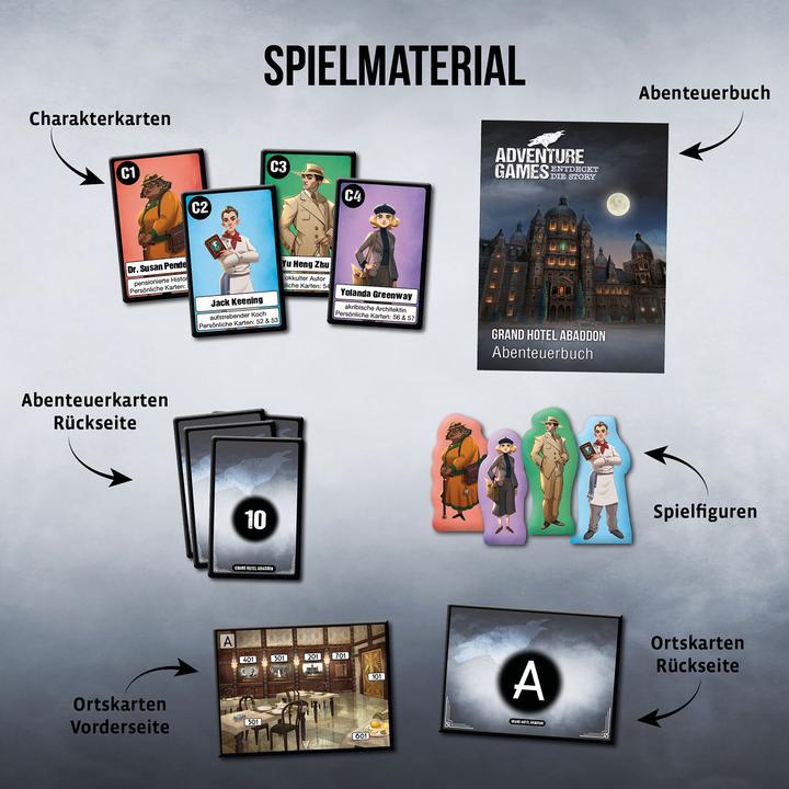 Actual product image Kosmos Adventure Games - Grand Hotel Abaddon (German)