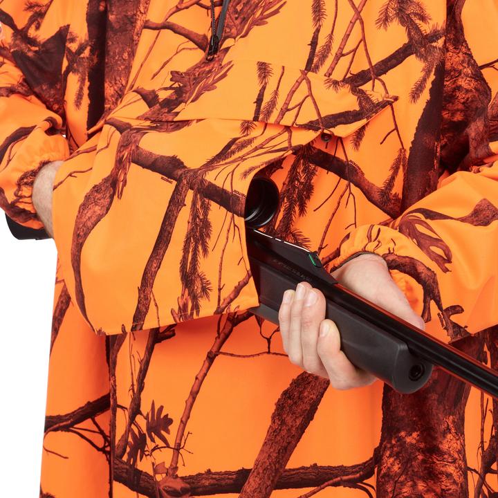 Produktbild Solognac Regenponcho 500 camouflage / orange
