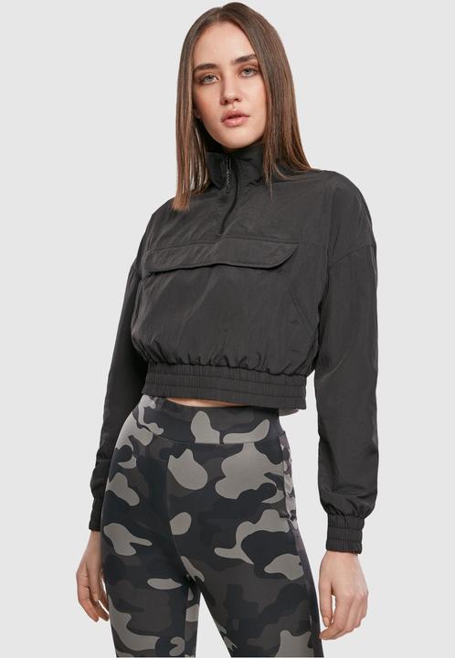 Produktbild Urban Classics Ladies Cropped Crinkle Nylon Pull Over Jacket (M)