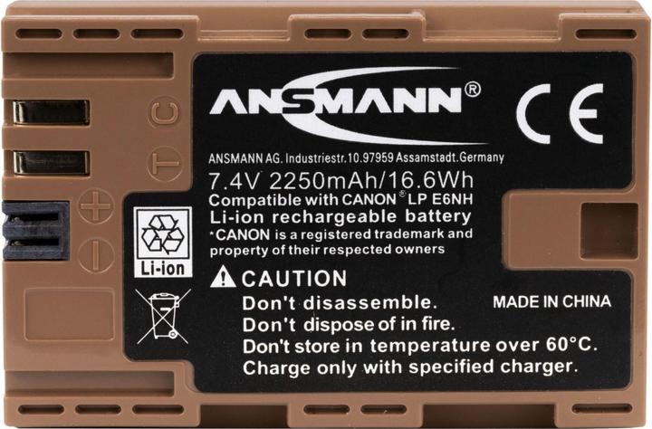 Produktbild Ansmann Akku Kamera A-Can LPE6 NH Canon EOS (Akku)