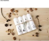 Produktbild Rayher Clear Stamps - Adventskalender Nordic, 1 Bogen