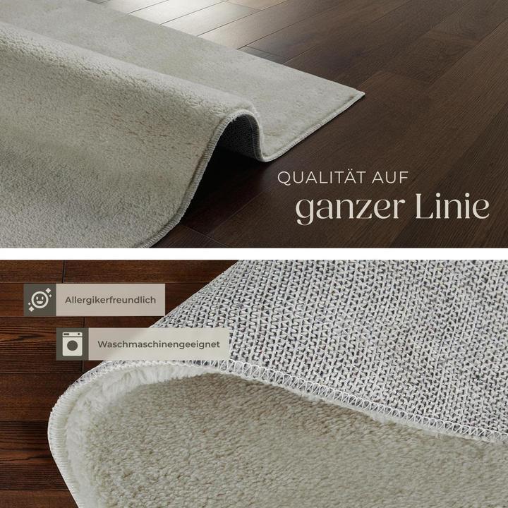 Produktbild tectake Kurzflorteppich Soft Zone (200 x 290 cm)