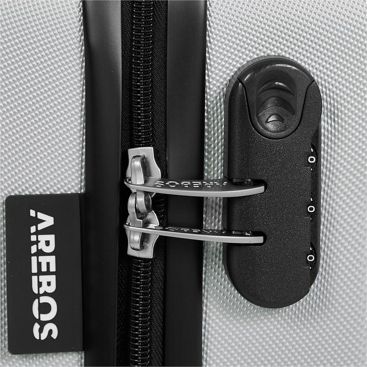 Image du produit Arebos Valise de voyage (94 l, Bagage à main (jusqu'à 50l), M (50 - 90l), L (90 - 115l), XL (à partir de 115l))