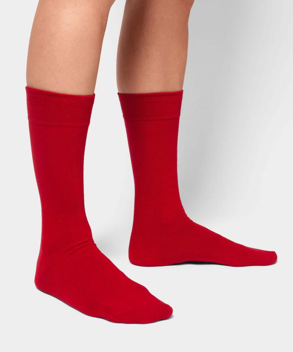 DillySocks Smooth Ferrari Red Pack (3er Pack, 36 - 40)