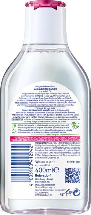 Produktbild NIVEA Pflegendes Mizellenwasser DUO (Mizellenwasser, 800 ml)