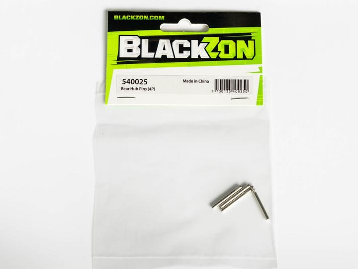 Actual product image Blackzon Rear Hub Pins (4P)