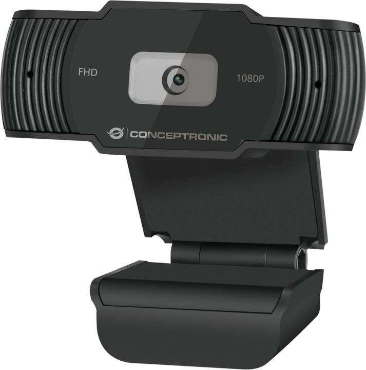 Conceptronic Webcam AMDIS 1080P Webcam+Microphone sw (2 Mpx)