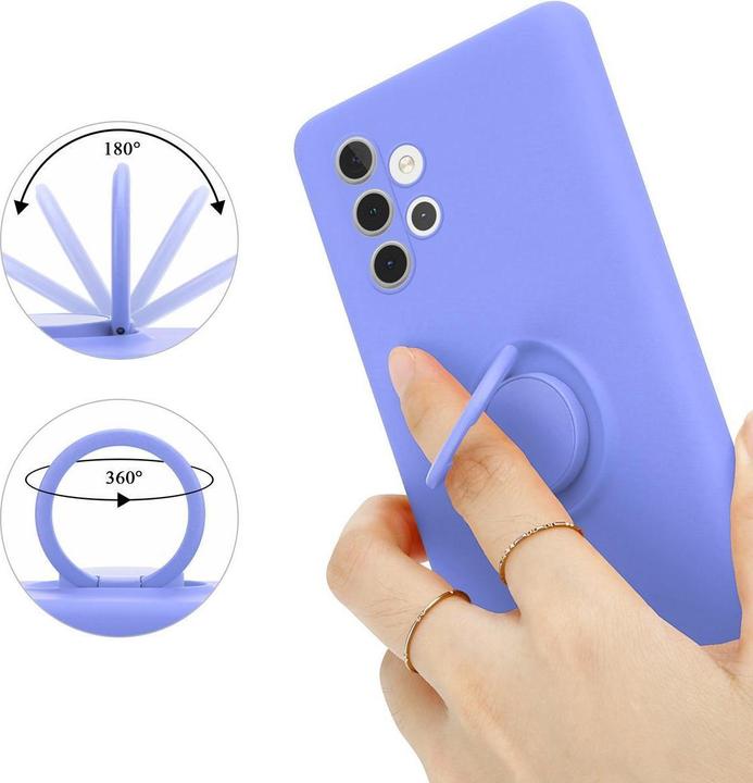 Actual product image Cadorabo TPU Liquid Ring Silicone Case Cover (Samsung Galaxy A32 5G)