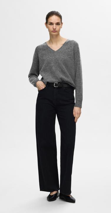 Actual product image Selected Femme V-neck knit jumper (XS)