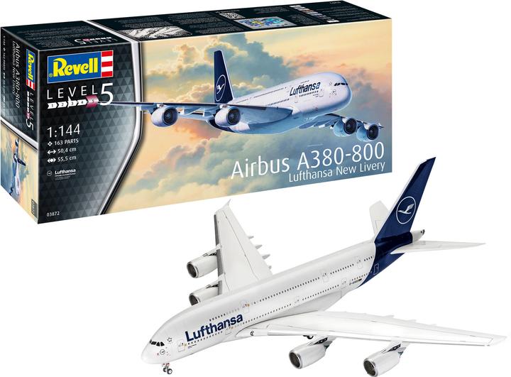 Actual product image Revell Airbus A380-800 Lufthansa New Livery