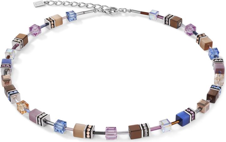Produktbild Coeur de Lion GeoCube Halskette (Glas, Edelstahl)