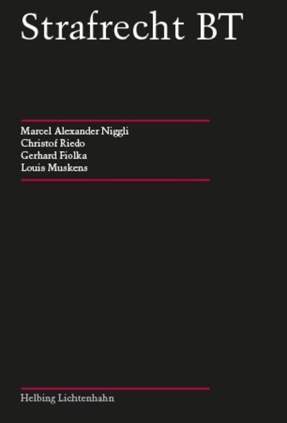 Image du produit Strafrecht Besonderer Teil (Allemand, Marcel Alexander Niggli, Gerhard Fiolka, Christof Riedo, Louis Muskens, 2023)