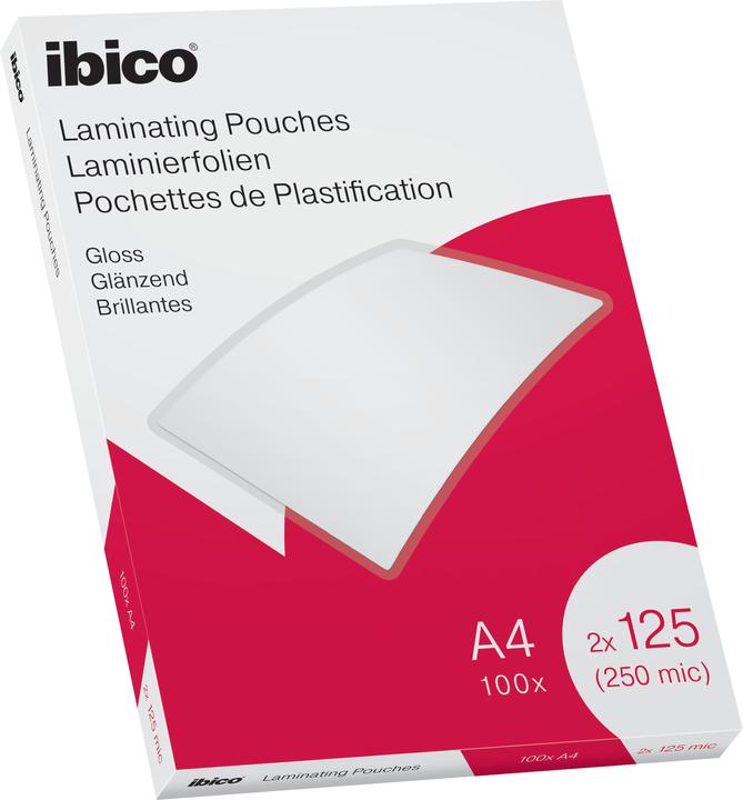 Actual product image Ibico Laminating foil (A4, 100 Piece, 125 µm)