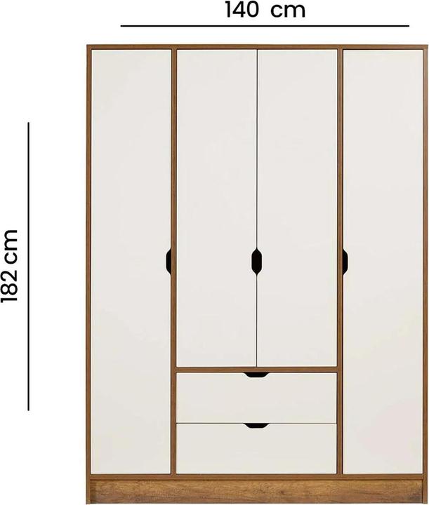 Produktbild Skye Decor Tuval Wardrobe (140 x 50 x 182 cm)