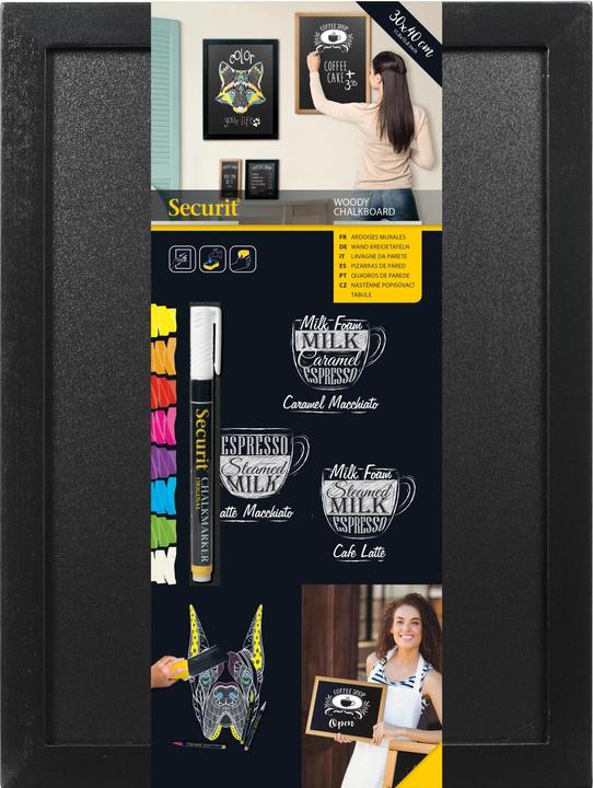 Actual product image Securit Woody (Blackboard, 30 x 40 cm)