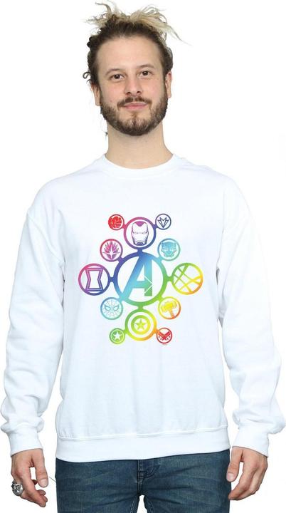 Produktbild Avengers Infinity War Regenbogen Ikonen Baumwolle Sweatshirt (L)
