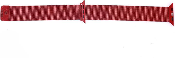 Immagine prodotto Cover-Discount Apple Watch 42 / 44mm - Bracciale in acciaio inossidabile Milanaise rosso (42 mm, 44 mm, Acciaio inossidabile)