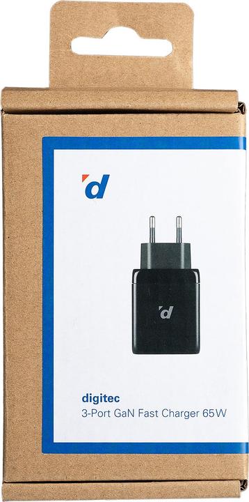 Actual product image Digitec GaN 3-Port Fast Charger (65 W)