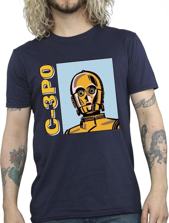 Produktbild Star Wars C3PO Line Art TShirt (XL)