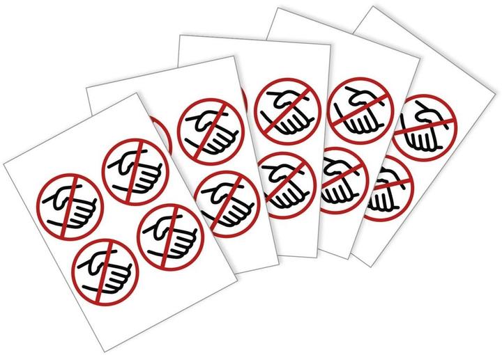 Actual product image HERMA Information label