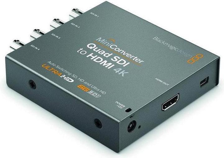 Produktbild Blackmagic Design Mini Converter Quad SDI-HDMI 4K (Digital -> Digital)
