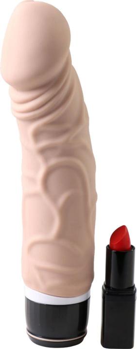 Productafbeelding Seven Creations Silicone Klassieke Vibrator ca. 19cm vlees.