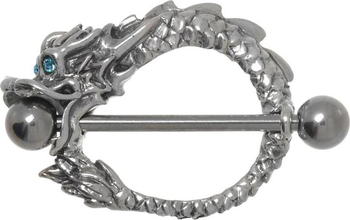 Produktbild Bijouteria Brustpiercing (Chirurgenstahl 316L, Kristall, Silber 925)