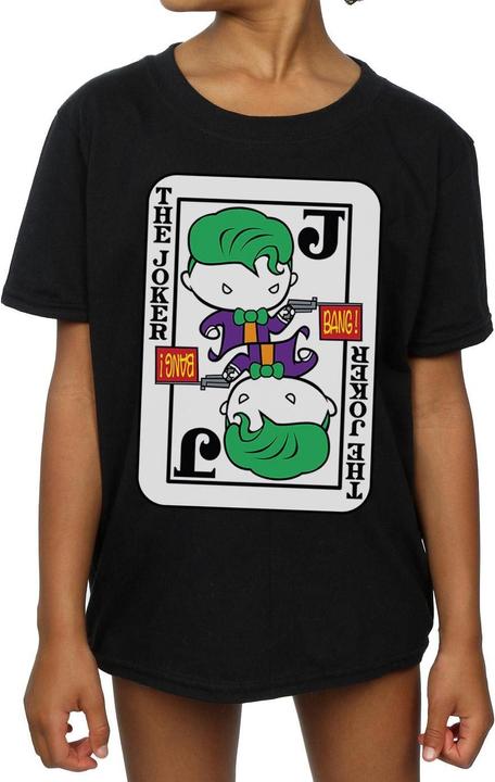 Produktbild Chibi Joker Playing Card TShirt Mädchen (116)