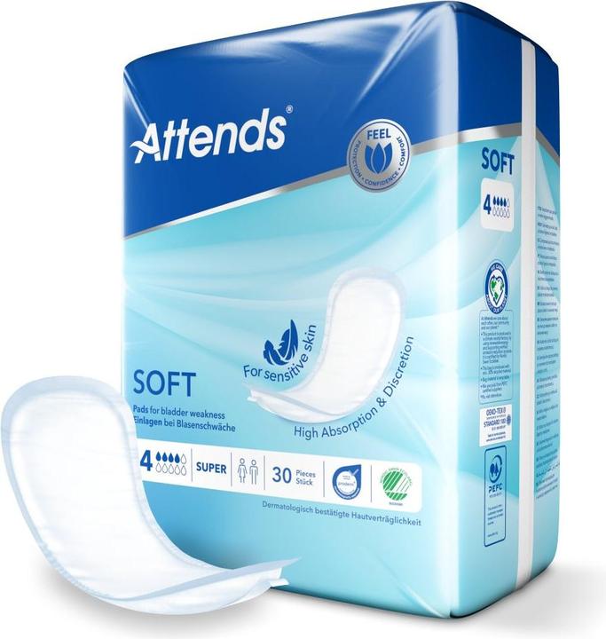 Actual product image Attends Soft 4 Super insoles (30 x, Regular)