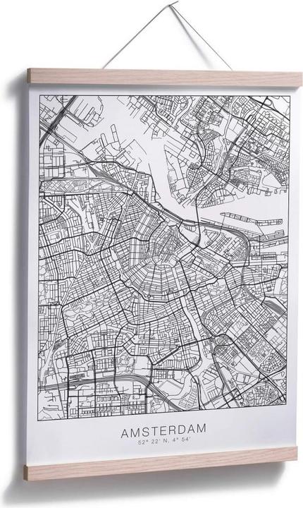 Actual product image Trenddeko Amsterdam city map (80 x 100 cm)
