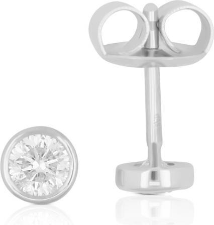 Produktbild Muau Ohrstecker Zargen-Fassung (Weissgold 750)