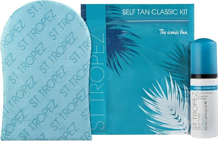 Image du produit St. Tropez Classic Mini Kit (Classic Mousse 50ml + Luxe Mitt) (Mousse autobronzante, 50 ml)
