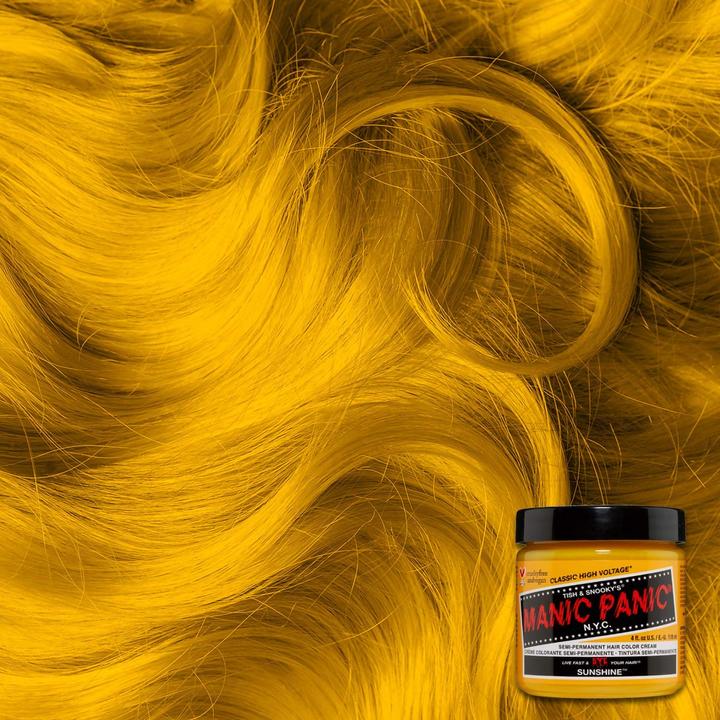 Actual product image Manic Panic Semi-permanent Hair Colour Cream (Sunshine)