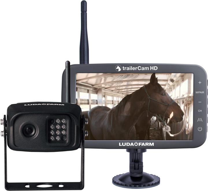 Produktbild LudaFarm TrailerCam HD Profi Kamerasystem für Pferdeanhänger (1280 x 720 Pixels)