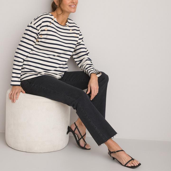 Produktbild La Redoute Collections Gestreiftes Umstands-Shirt (S)