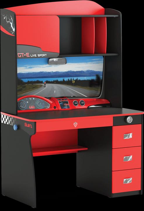 Actual product image Cilek Champion Racer desk with soundsytem