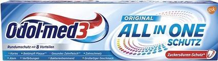 Produktbild Odol med 3 Med3 Zahncreme 75ml ALL-IN-ONE Schutz (75 ml)