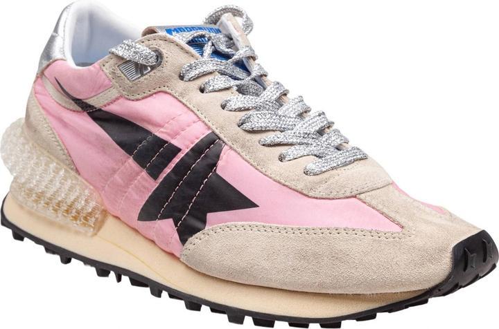 Produktbild Golden Goose sneakers running marathon in suede and nylon color pink, gold and silver (42)