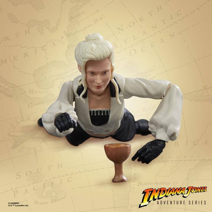 Image du produit Hasbro Indiana Jones Adventure Series figurine Dr Elsa Schneider (La Dernière Croisade) 15 cm