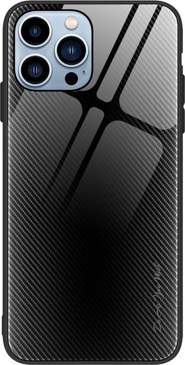Actual product image König Design Case Mobile Protection for Apple iPhone 12 13 14 Pro Max mini Plus Case Glass Cover (Apple iPhone 12, Realme 12 Pro+)