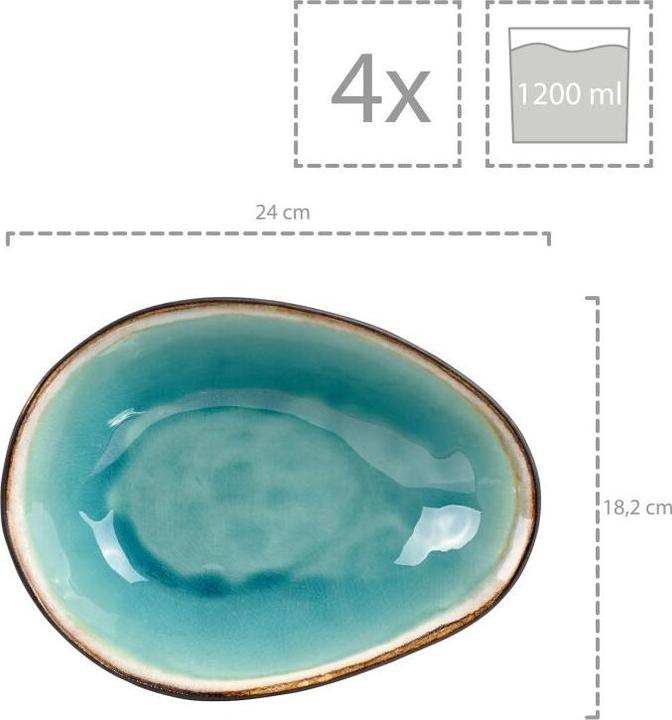 Actual product image Sänger Geschirr Pastaschalen Capri (4 x)