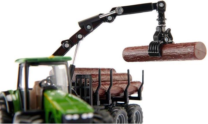 Image du produit Siku Tracteur avec remorque forestière