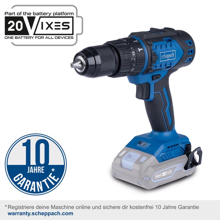 Actual product image Scheppach Battery-powered impact drill BC-CD60-X (DIY) (Rechargeable battery operated)