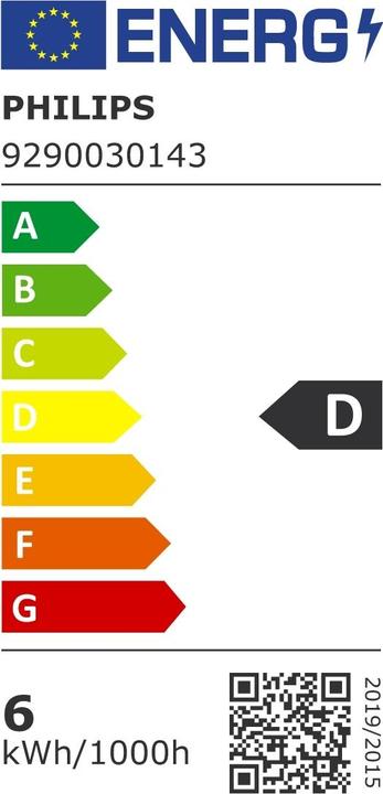 Energie-Label Philips LED Classic (E27, 5.90 W, 806 lm, 1 x, D)
