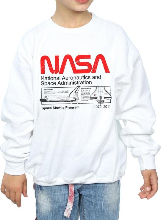 Nasa Classic Space Shuttle Sweatshirt Mädchen