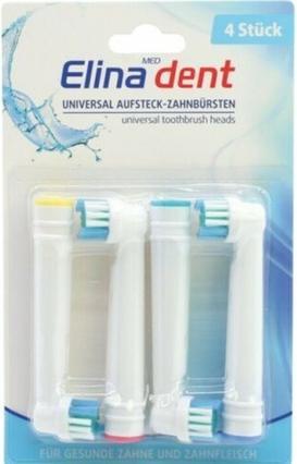 Image du produit Elina Têtes de brosse à dents de rechange Oral B compatibles (4 x)