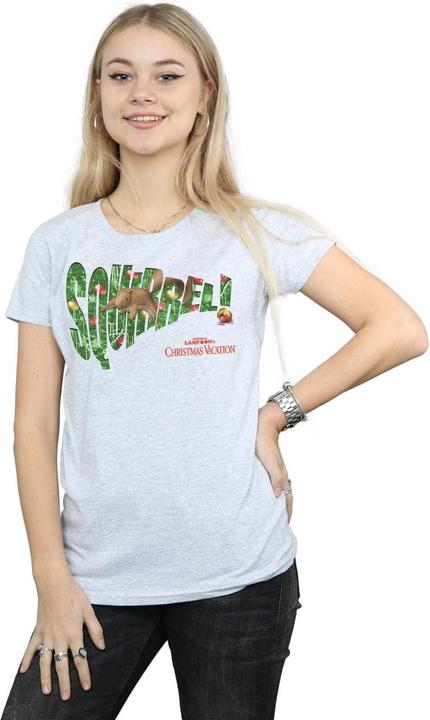 Actual product image National Lampoon´s Vacation Womens/Ladies Squirrel Tree Cotton T-Shirt (XXL)